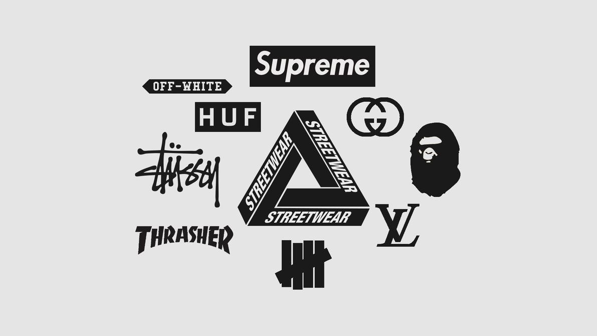 Logo Off-White nero bianco, 1920x1080 1080p, Desktop