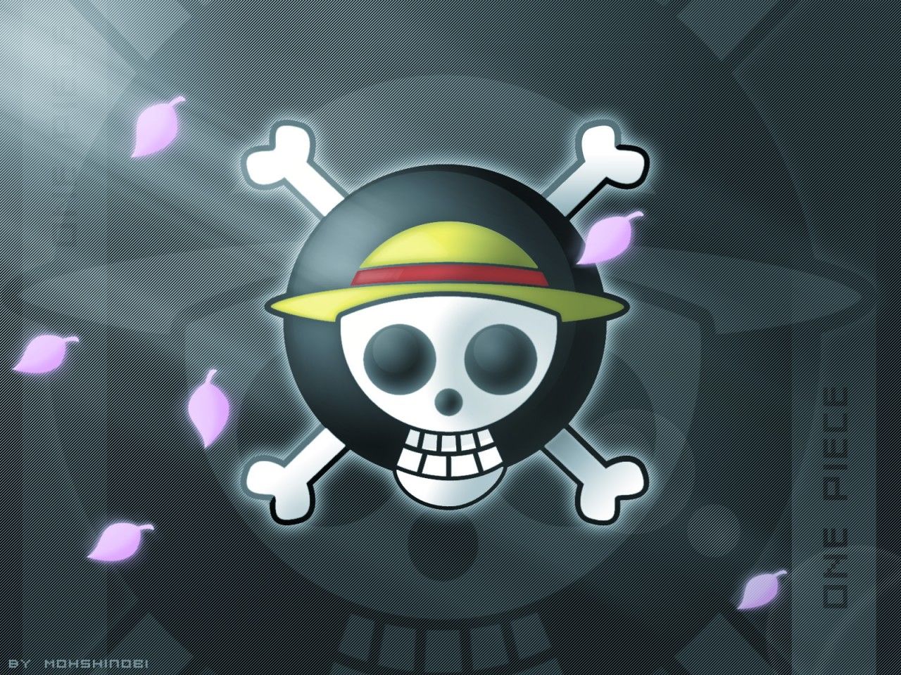 Logo teschio One Piece, 1280x960 720p, PC