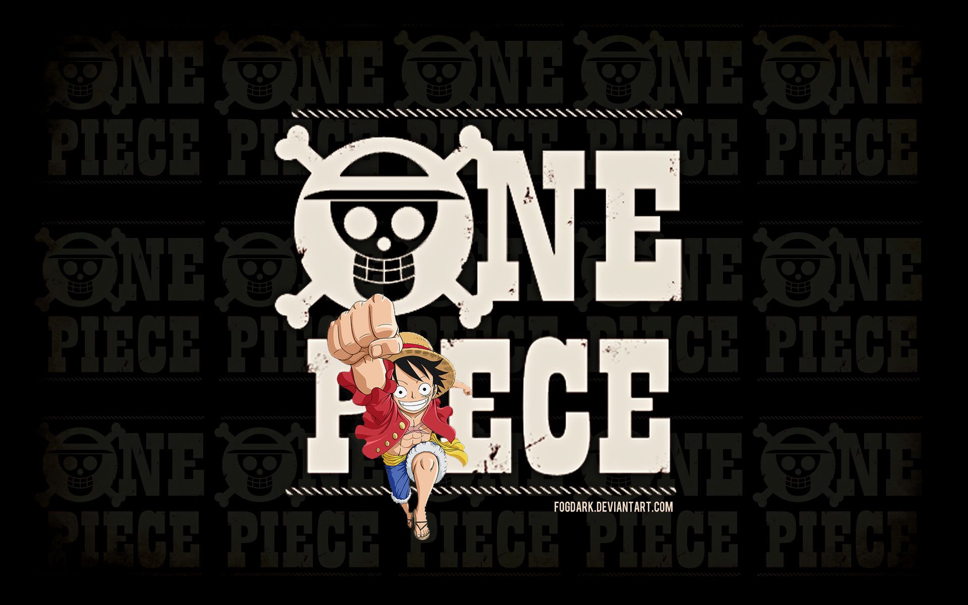 Logo teschio One Piece, 1440x900 720p, Laptop
