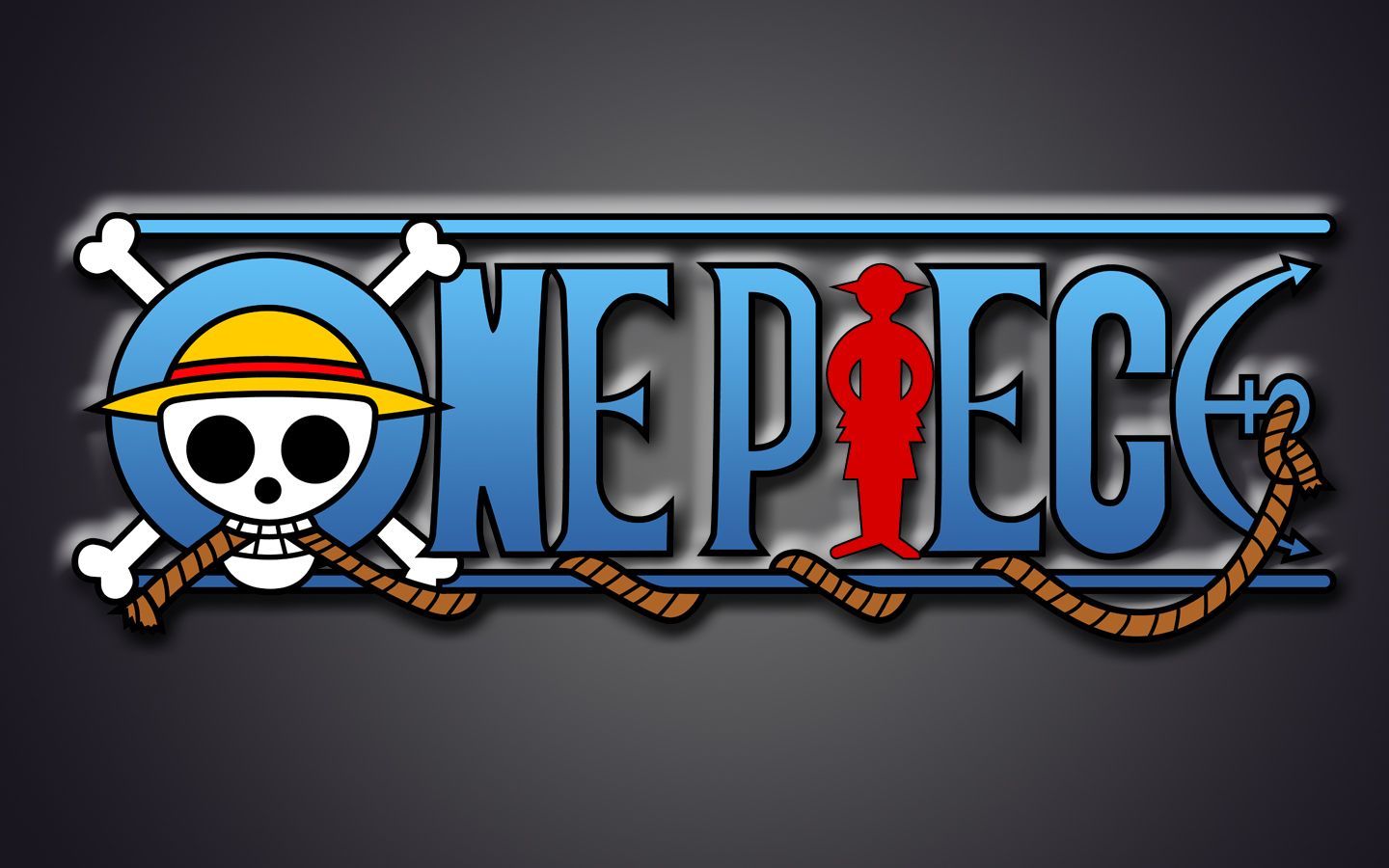 Logo One Piece teschio, Eiichiro Oda, 1440x900 720p, Laptop