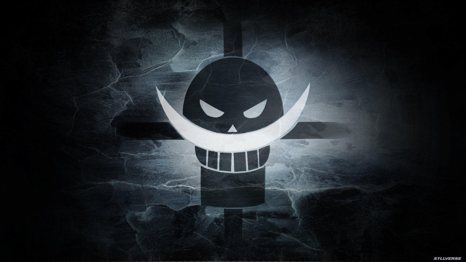 Logo teschio One Piece scuro, 1920x1080 1080p, Desktop