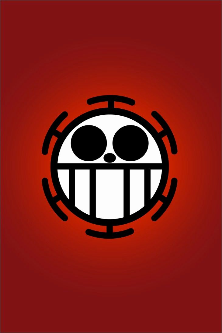 Logo Trafalgar Law One Piece, 730x1094 Full HD Verticale, Smartphone
