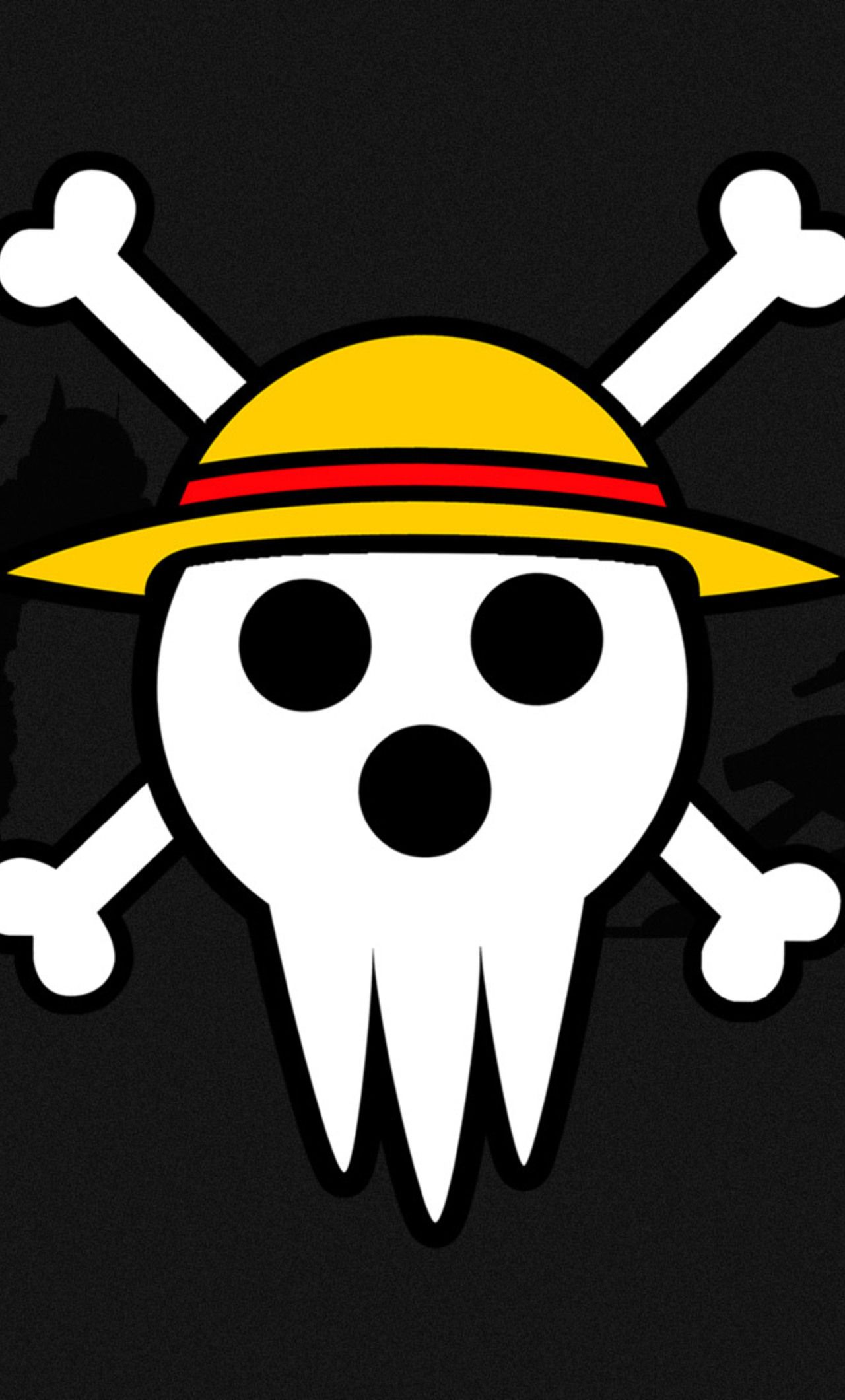 Logo One Piece teschio cappello, 1280x2120 Verticale, Xiaomi