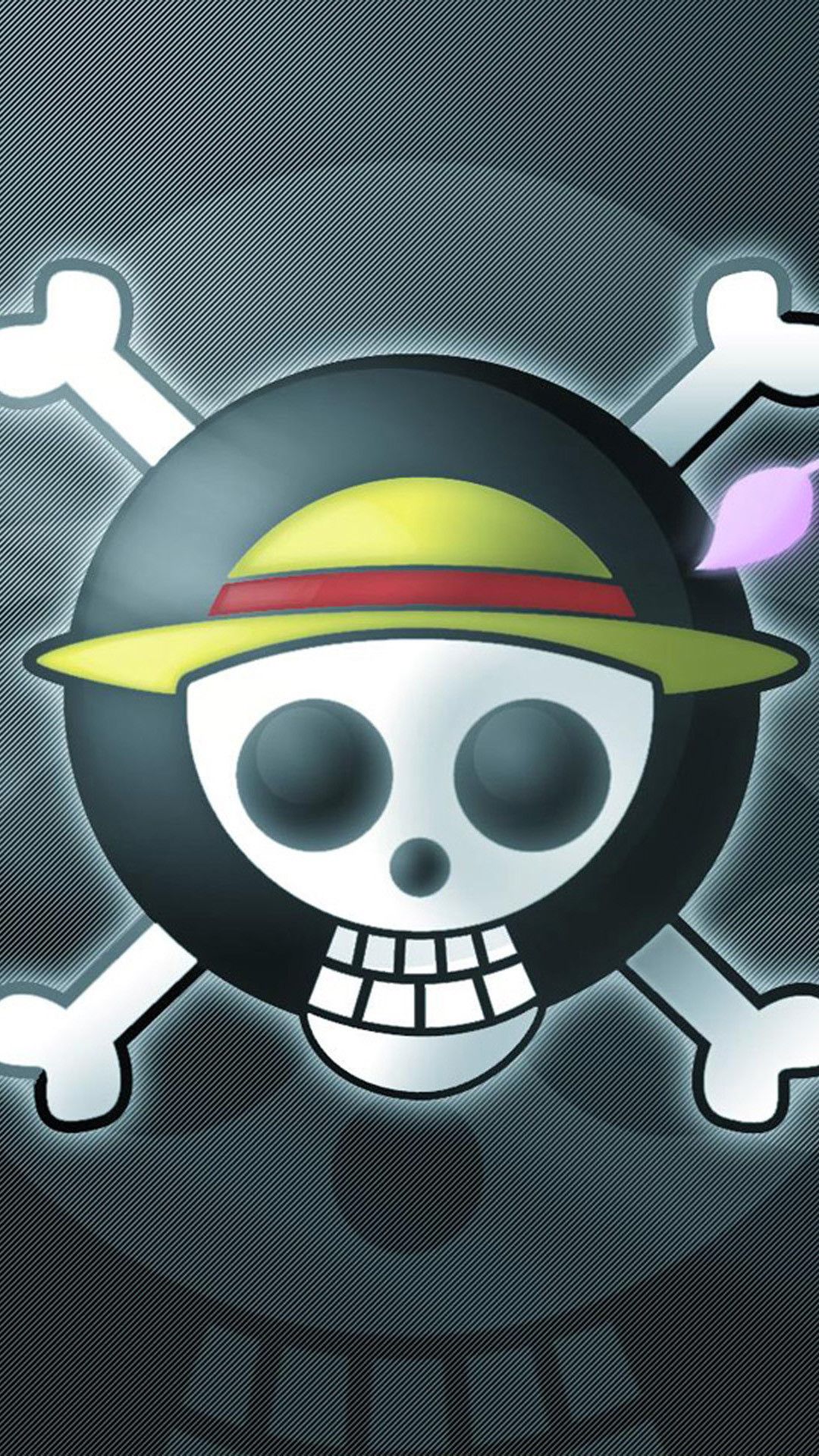 Logo teschio One Piece, 1080x1920 Full HD Verticale, iPhone