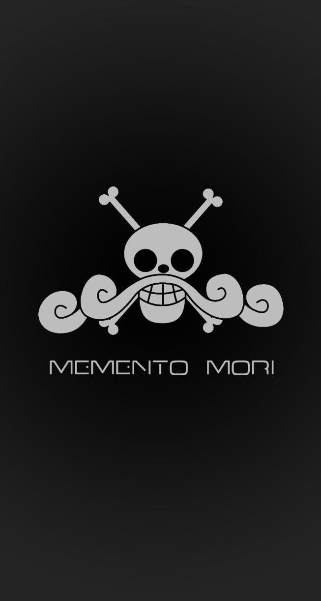 Logo teschio One Piece Memento Mori, 653x1222 Verticale, Mobile