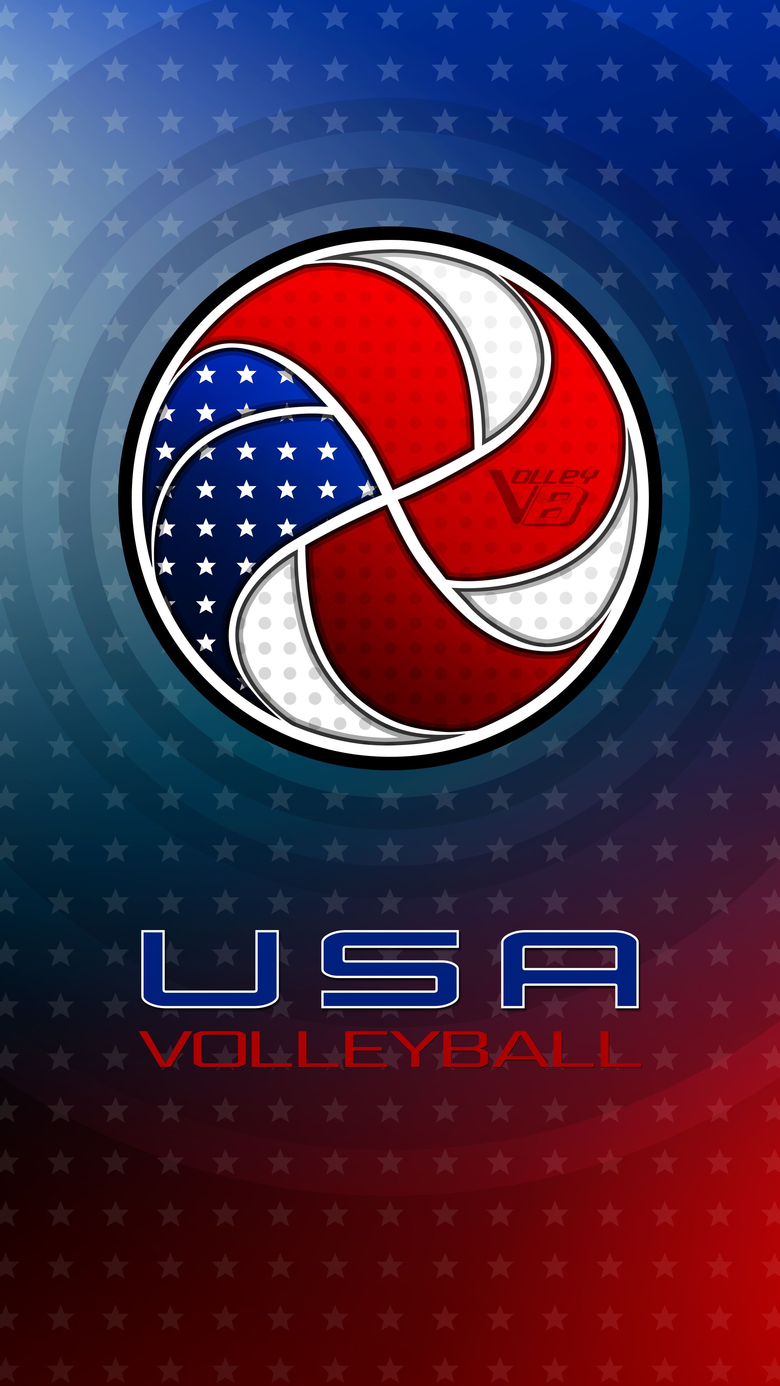 Logo pallavolo USA, 2700x4800 Full HD Verticale, iPhone