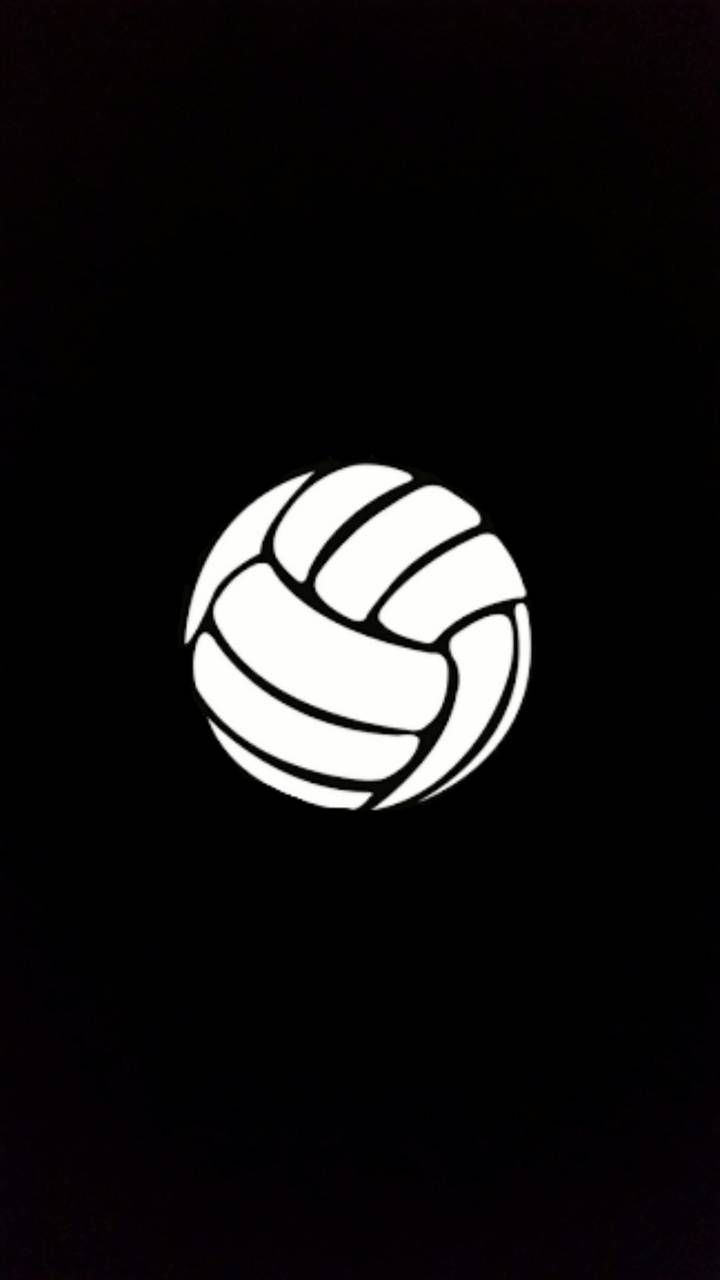 Pallone da pallavolo bianco nero, 720x1280 Verticale, Android