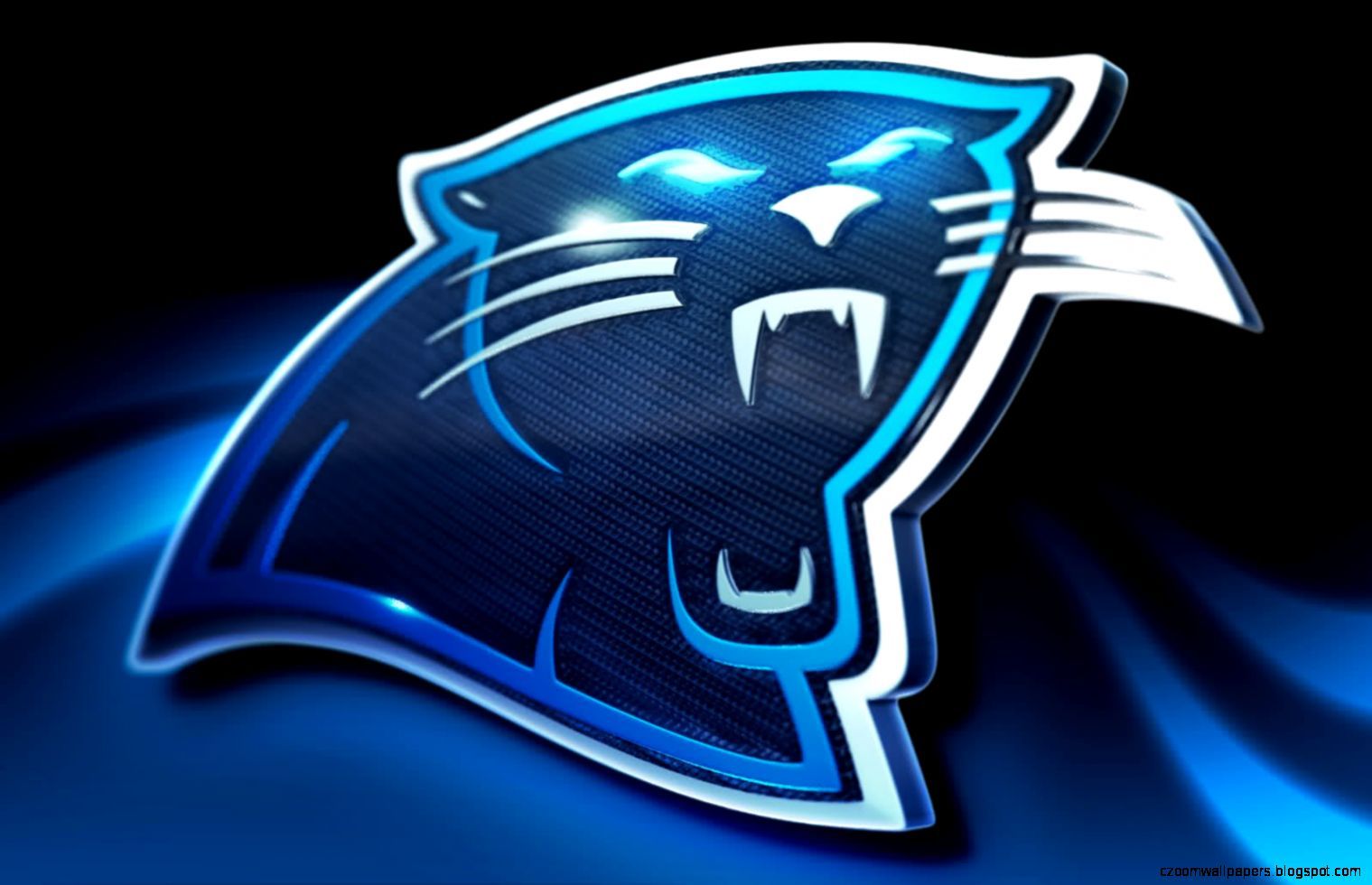 Logo Carolina Panthers blu, 1519x980 HD, Desktop
