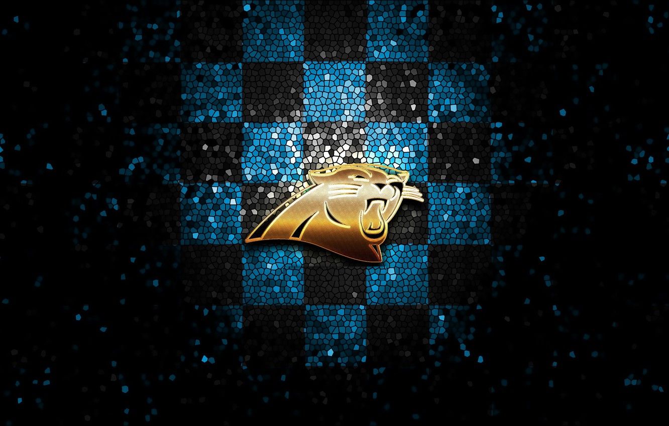 Logo Panthers oro glitter, 1332x850 HD, Desktop