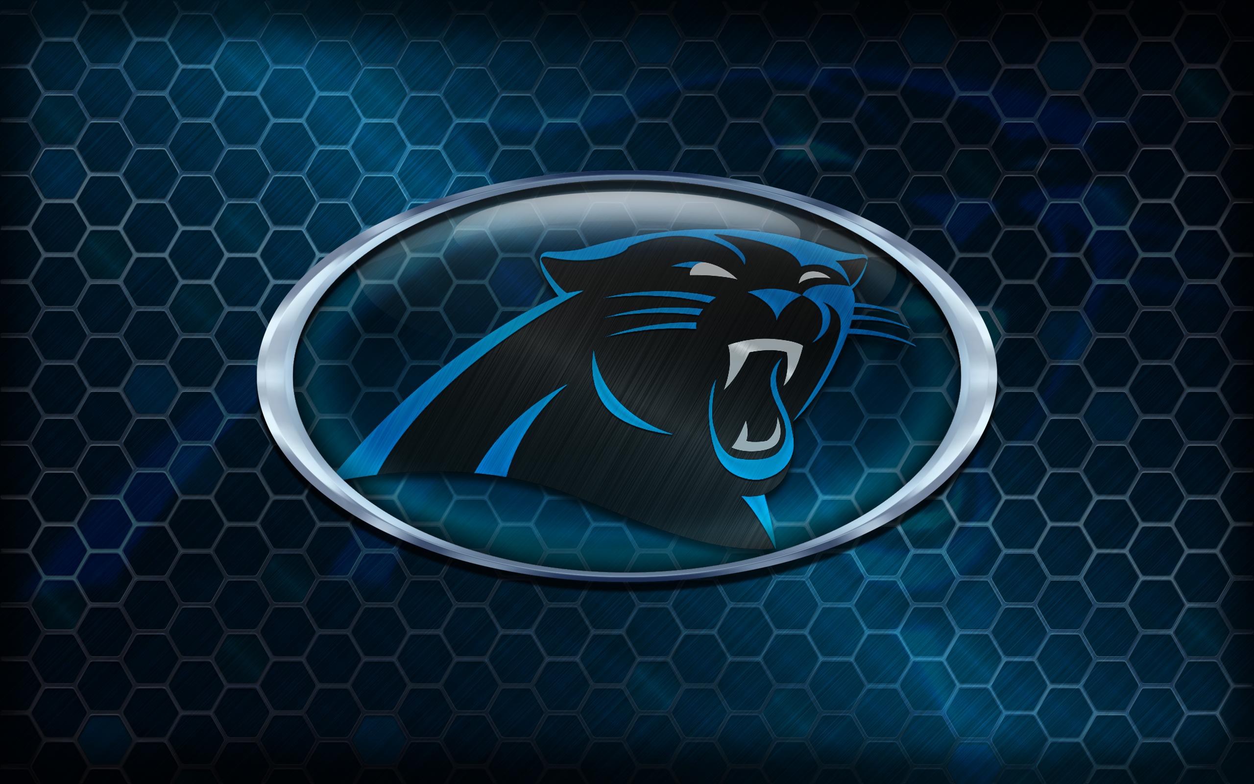 Logo Carolina Panthers blu, 2560x1600 WQXGA, PC