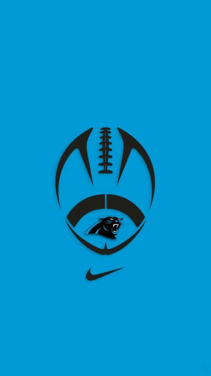 Logo Carolina Panthers con Nike, abbigliamento sportivo, 1080x1920 Verticale, Telefono
