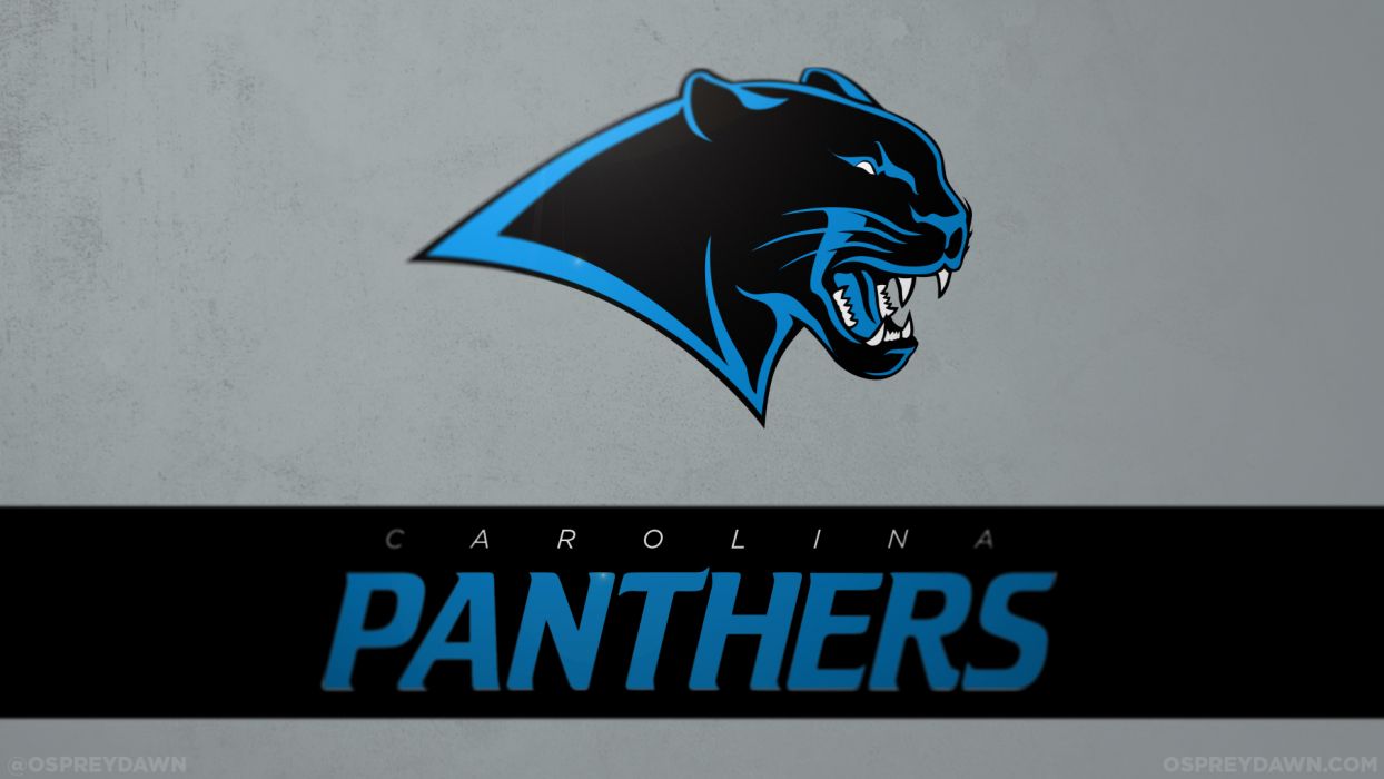 Logo Carolina Panthers testa pantera, 1920x1200 Full HD+ WUXGA, Desktop