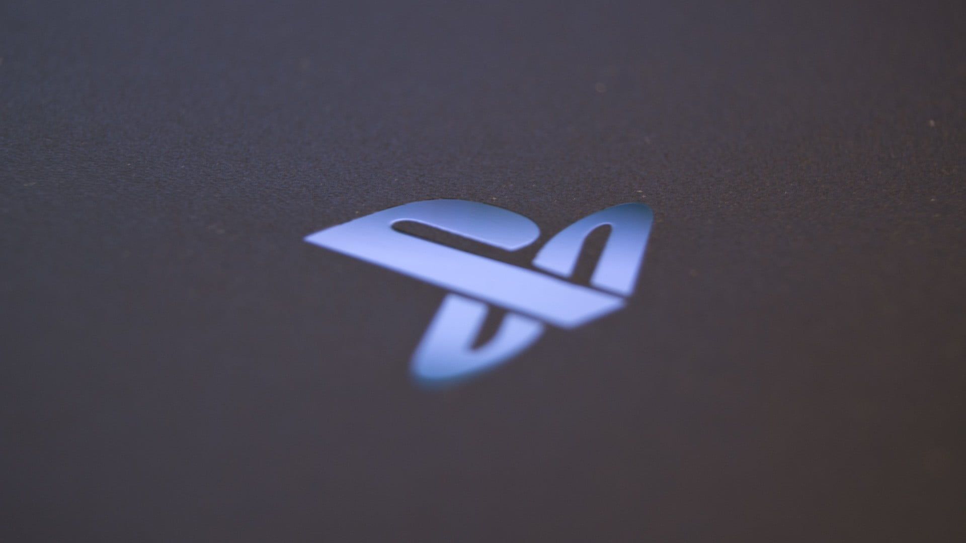 Logo PlayStation su sfondo nero, 1920x1080 1080p, PC Desktop