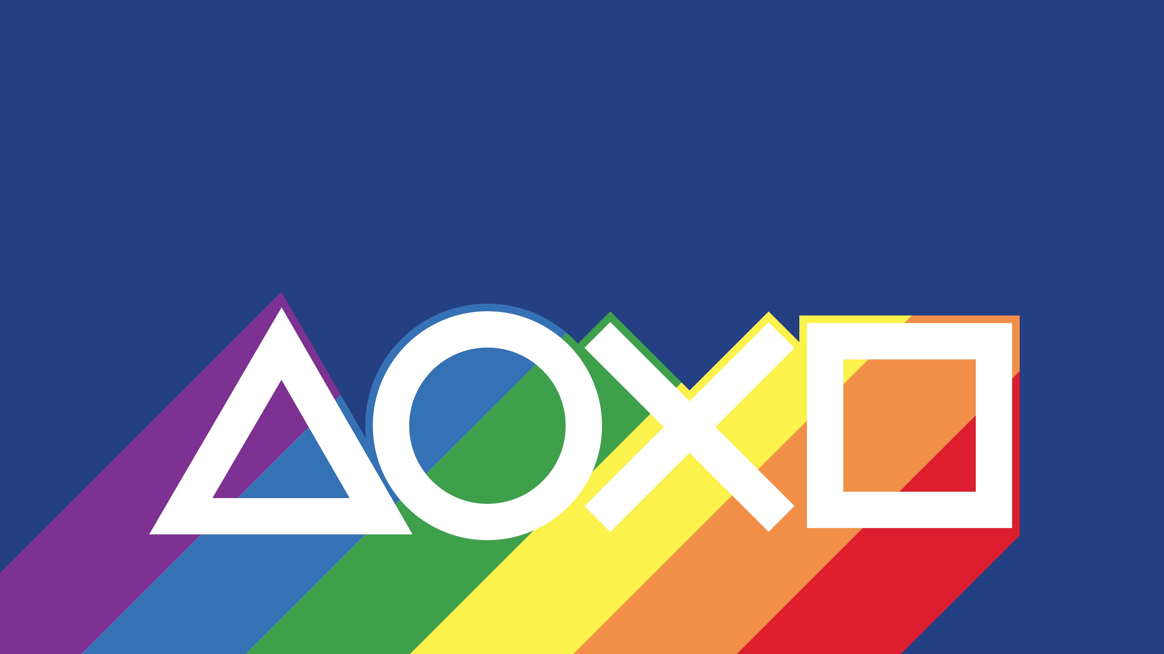 Logo PlayStation con personaggi, 720x1280 Full HD Verticale, Smartphone