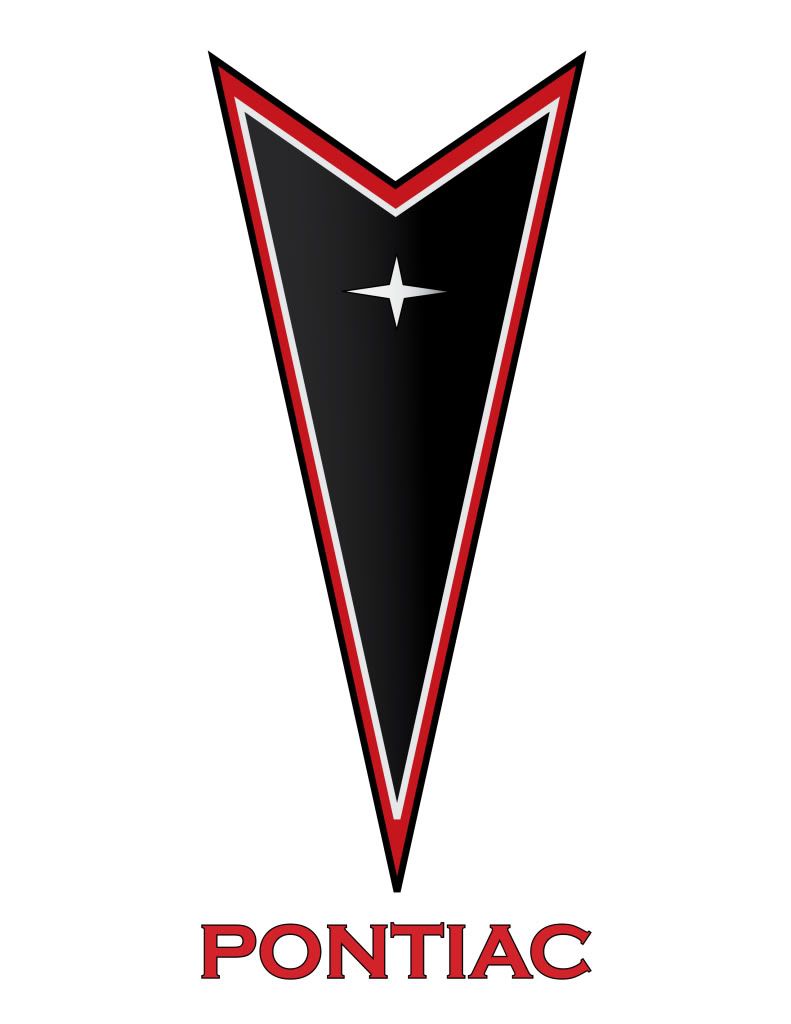Logo Pontiac freccia nera, 791x1024 Verticale, Mobile