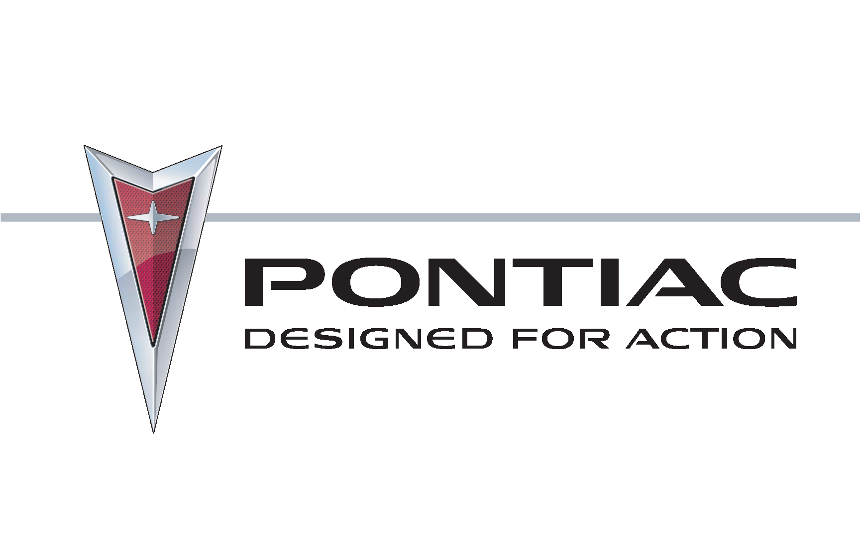 Logo Pontiac freccia rossa, 2560x1440 2K, Desktop
