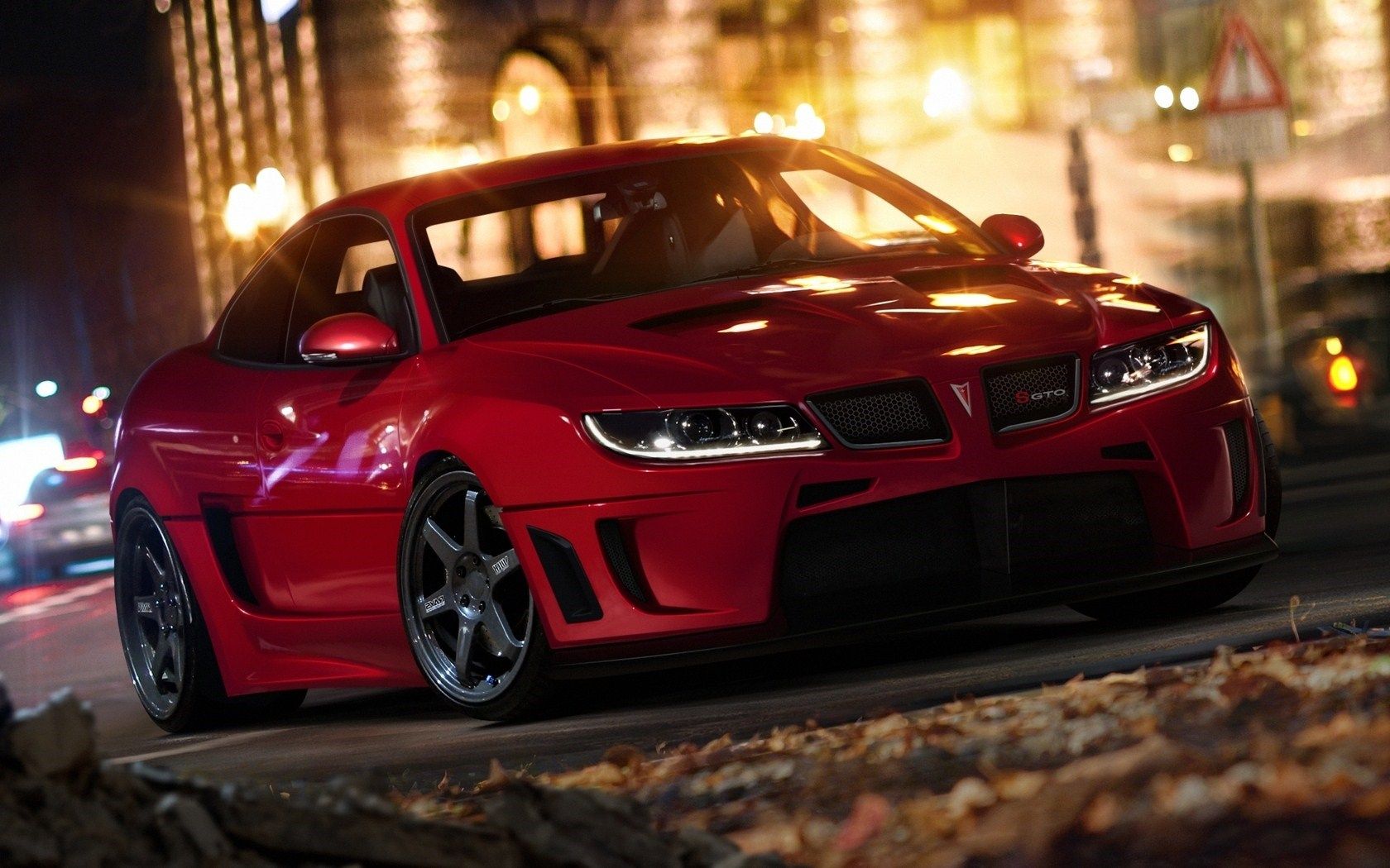 Pontiac GTO nero classico, 1920x1080 Full HD 1080p, PC