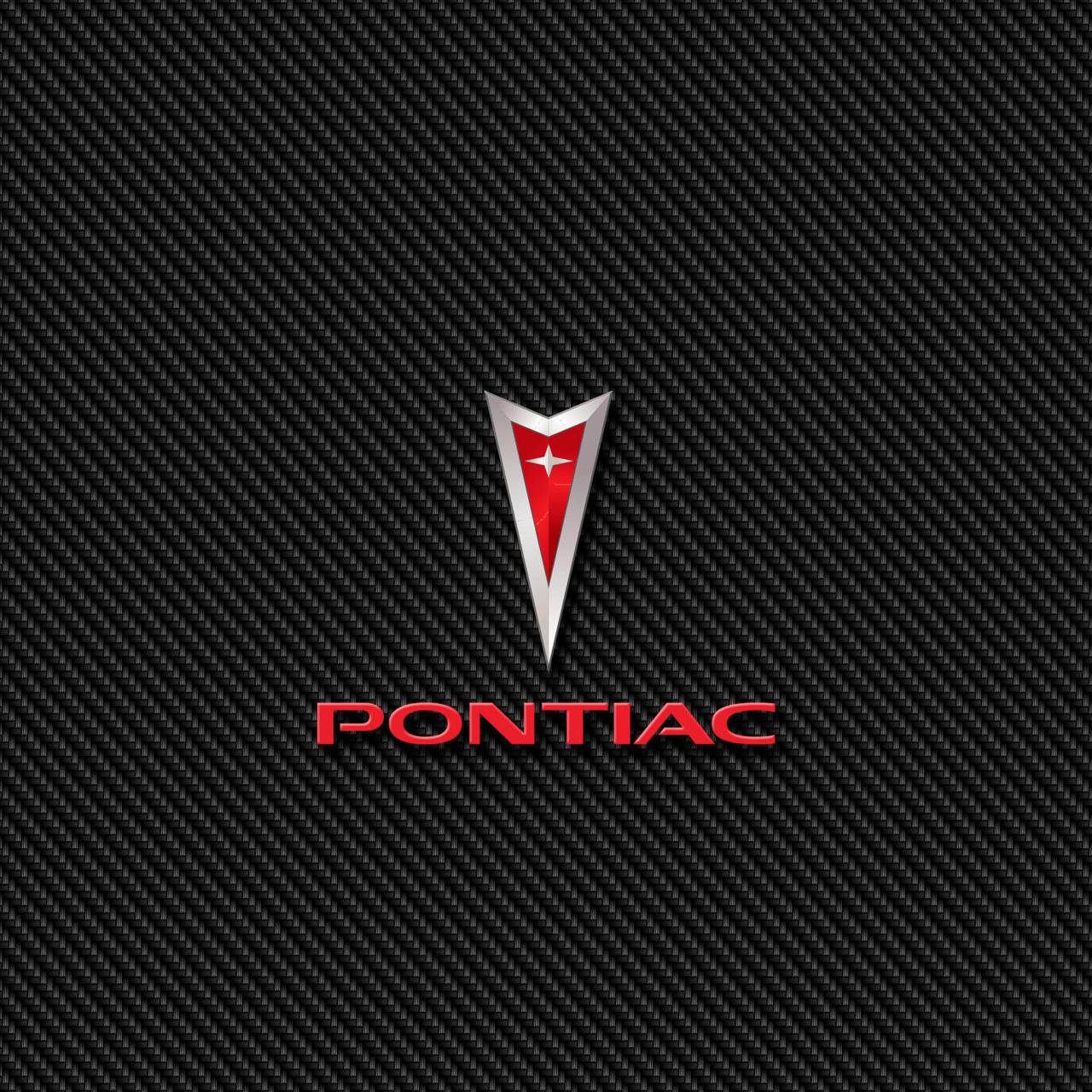 Logo Pontiac su fibra di carbonio, General Motors, 1280x1280 HD, Desktop