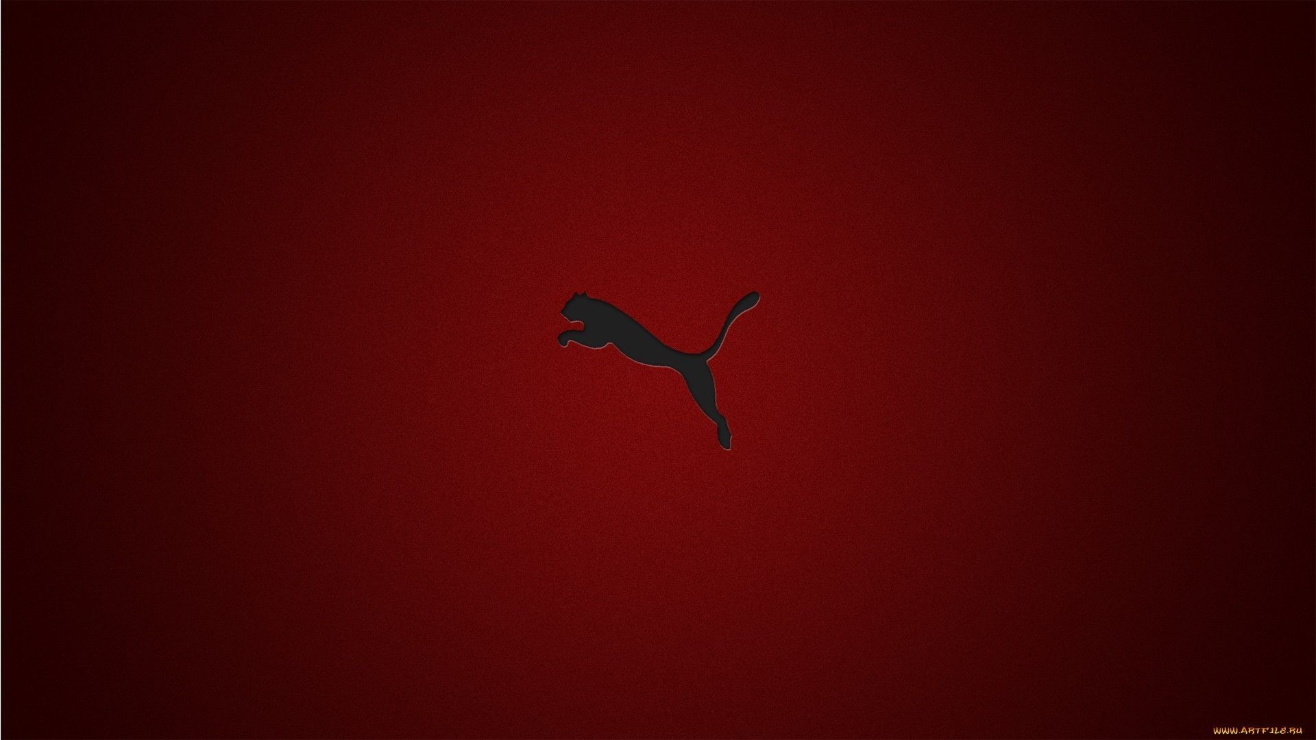 Logo Puma su rosso scuro, 1920x1080 Full HD 1080p, Desktop