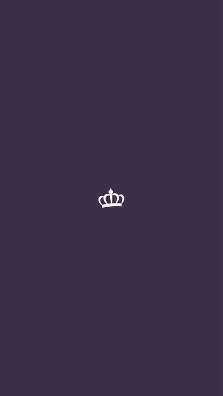 Corona bianca sfondo viola scuro, 720x1280 Verticale, OnePlus