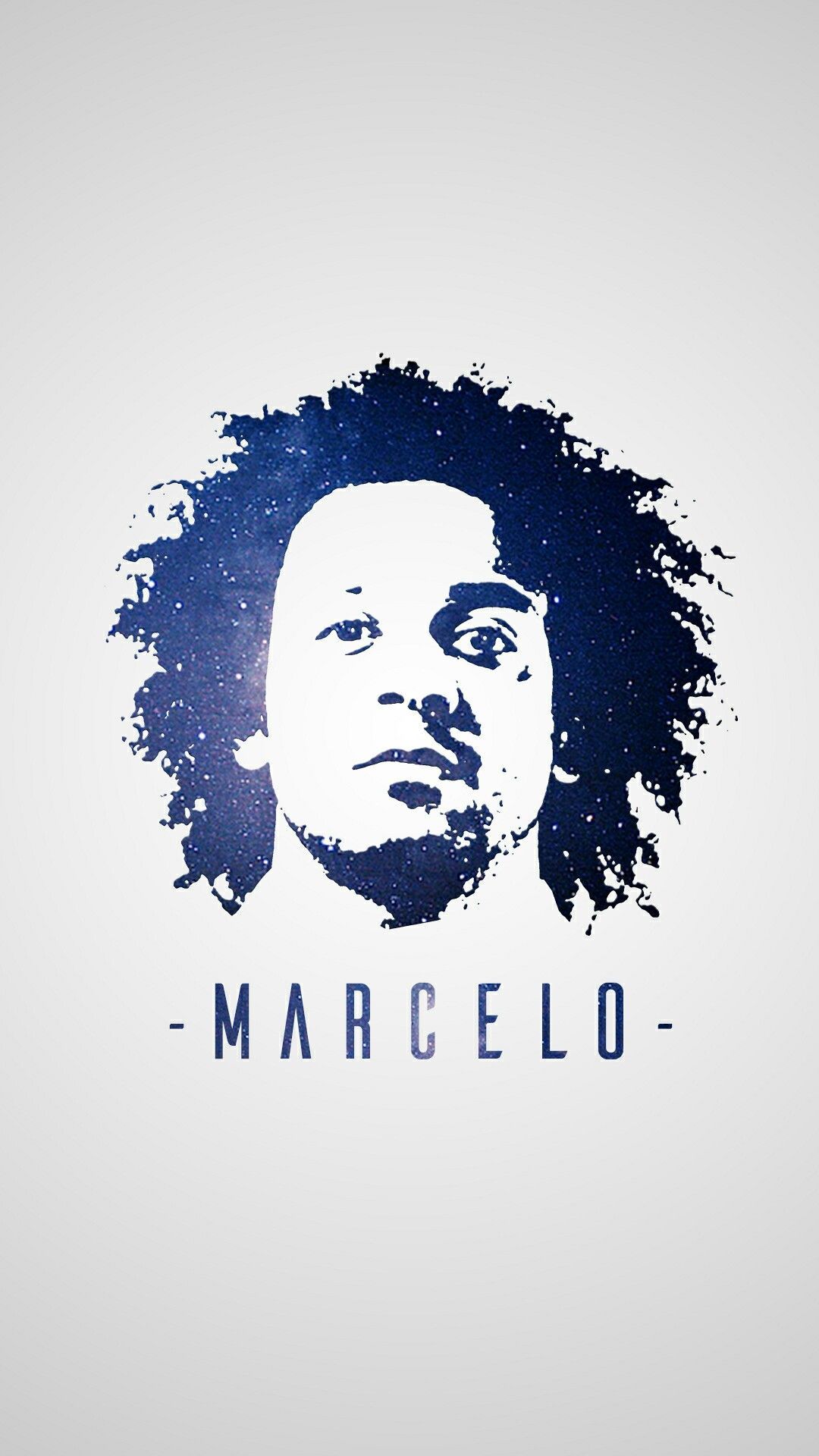 Marcelo Real Madrid ritratto stilizzato, Liga spagnola, 1080x1920 Full HD Verticale, Smartphone