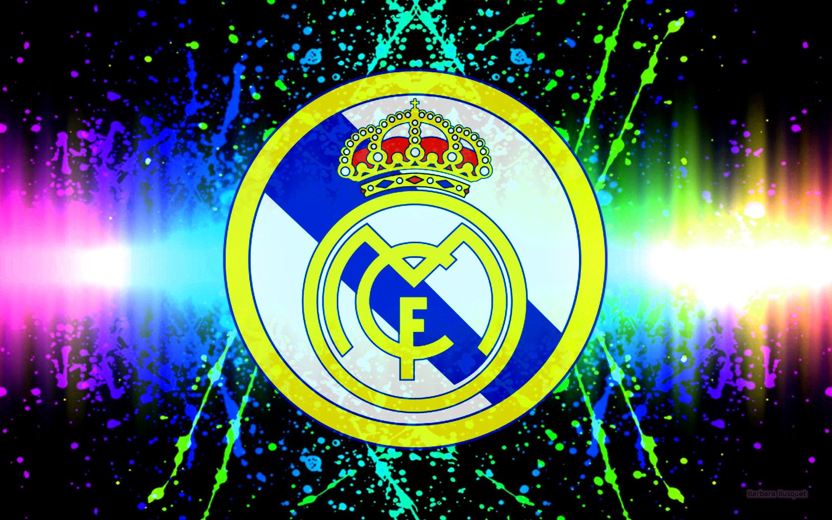 Logo Real Madrid colorato, 1680x1050 HD, Desktop