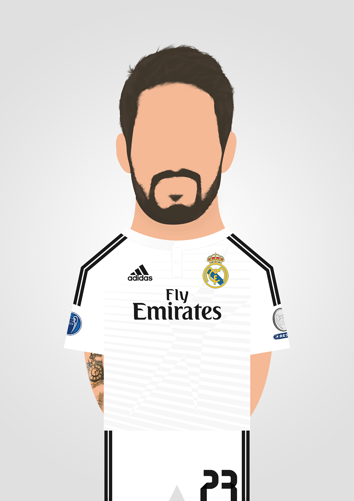 Calciatore Real Madrid maglia bianca, 1200x1697 Full HD Verticale, Google Pixel