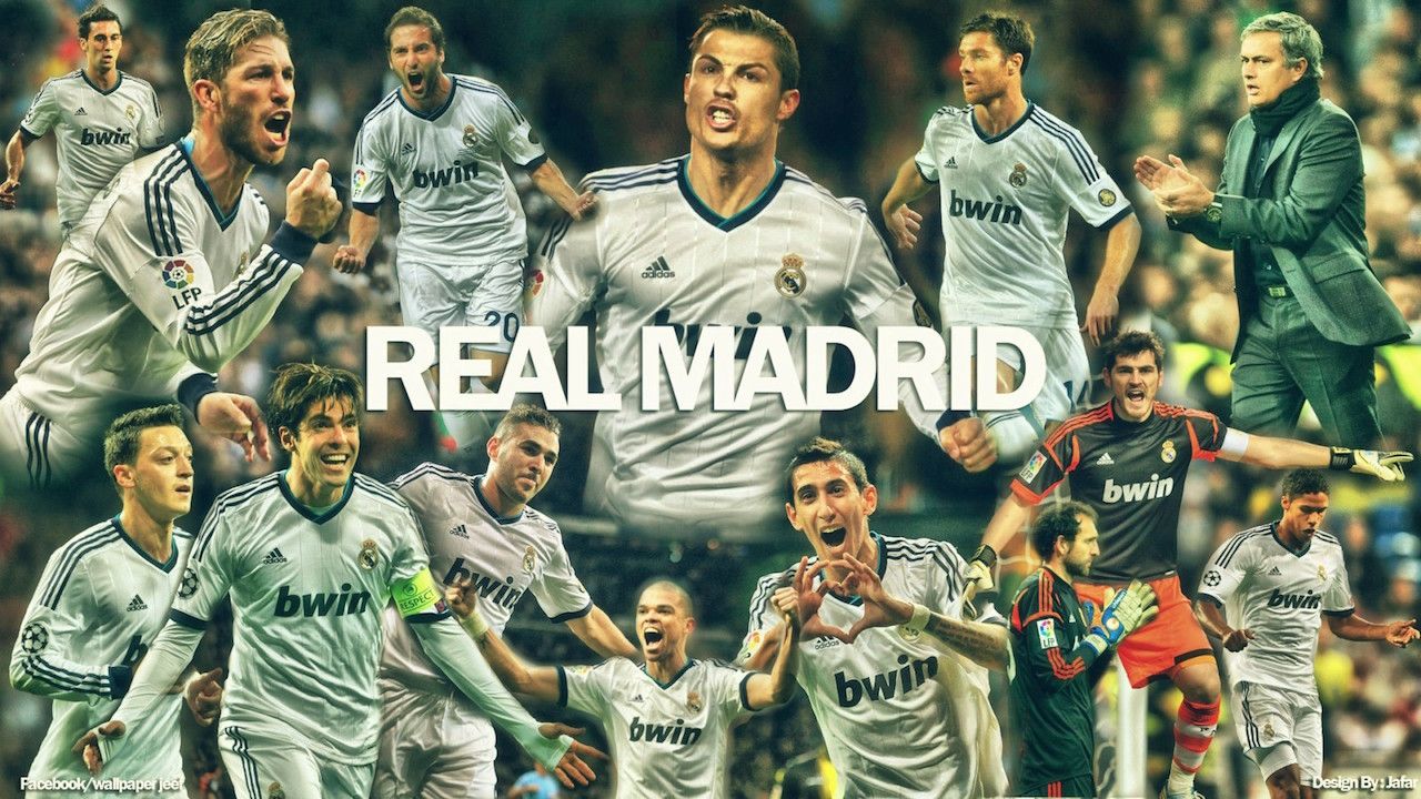 Collage giocatori Real Madrid, 1280x720 720p, iMac