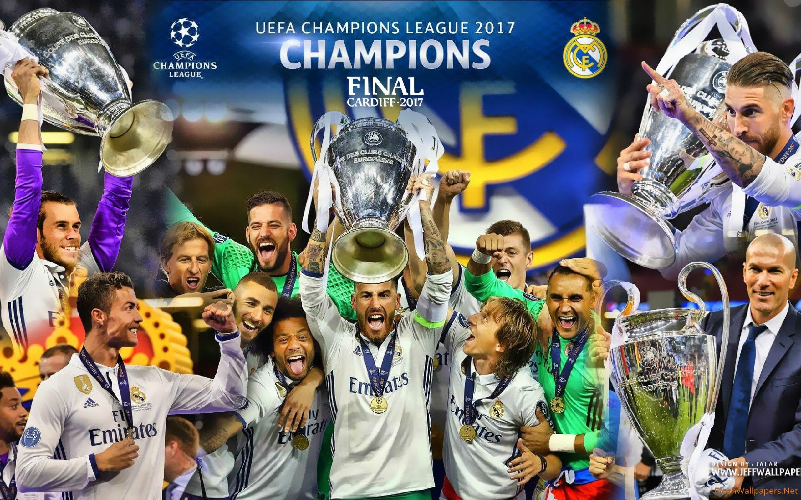 Real Madrid Champions League 2017, 2560x1600 2K+, Desktop