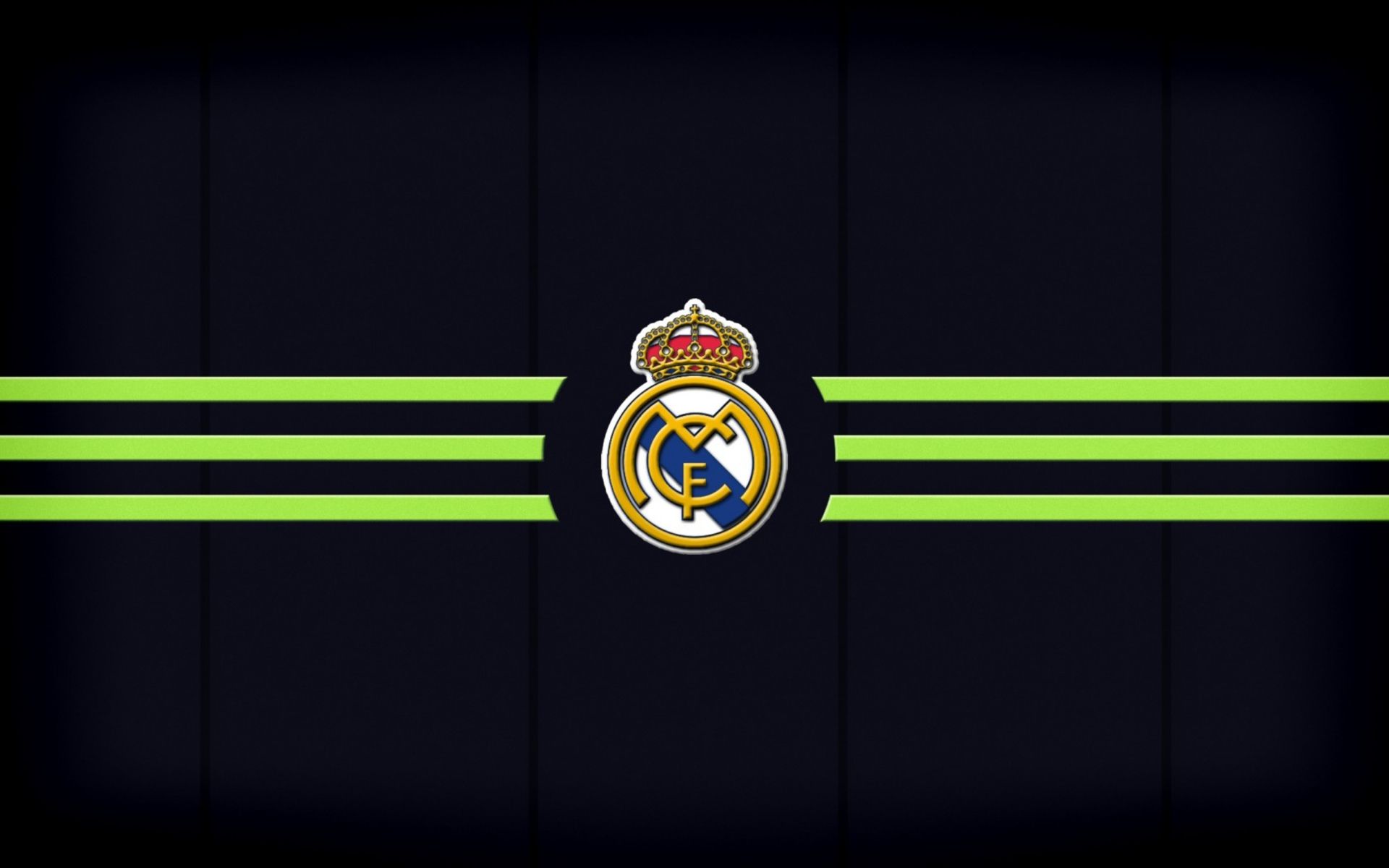 Logo Real Madrid strisce verdi, 1920x1200 WUXGA, Desktop