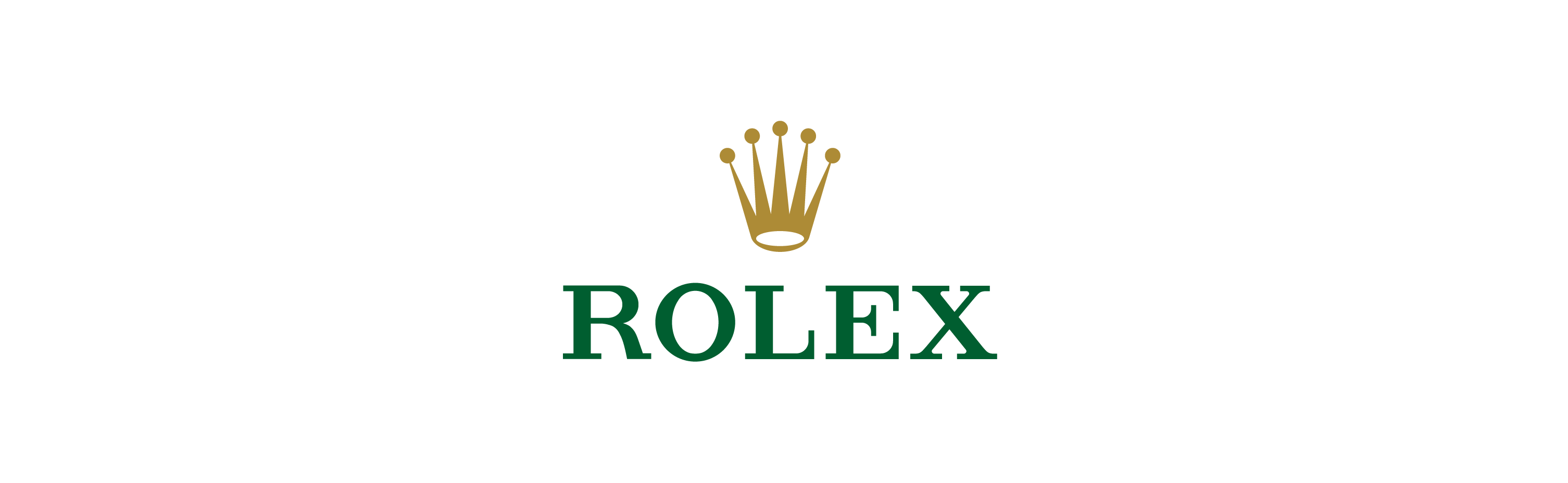 Logo corona Rolex verde, 3011x928 Panoramico, Dual Screen