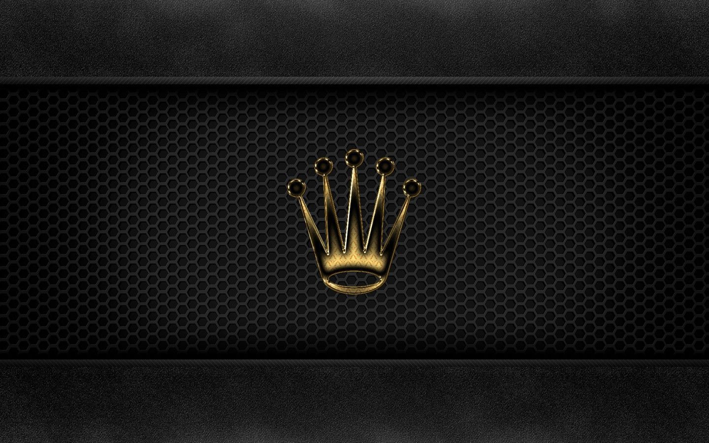 Corona dorata logo Rolex, 1440x900 720p, PC