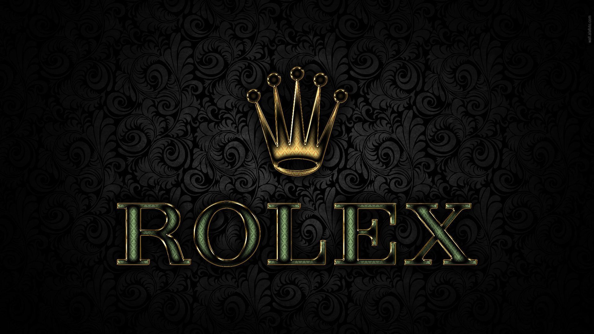 Logo Rolex corona dorata, 1920x1080 Full HD 1080p, Desktop