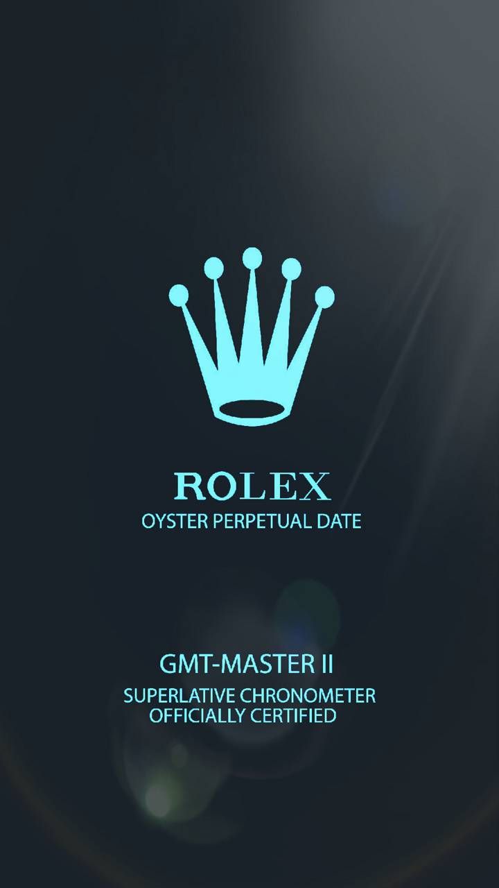 Logo corona Rolex ciano, 720x1280 Full HD Verticale, Smartphone