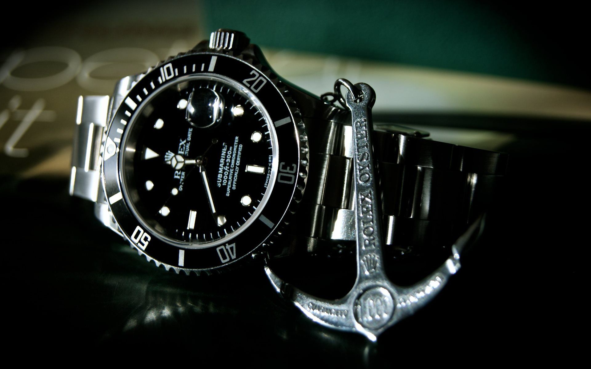 Orologio Rolex Submariner nero, 1920x1200 Full HD+, Desktop