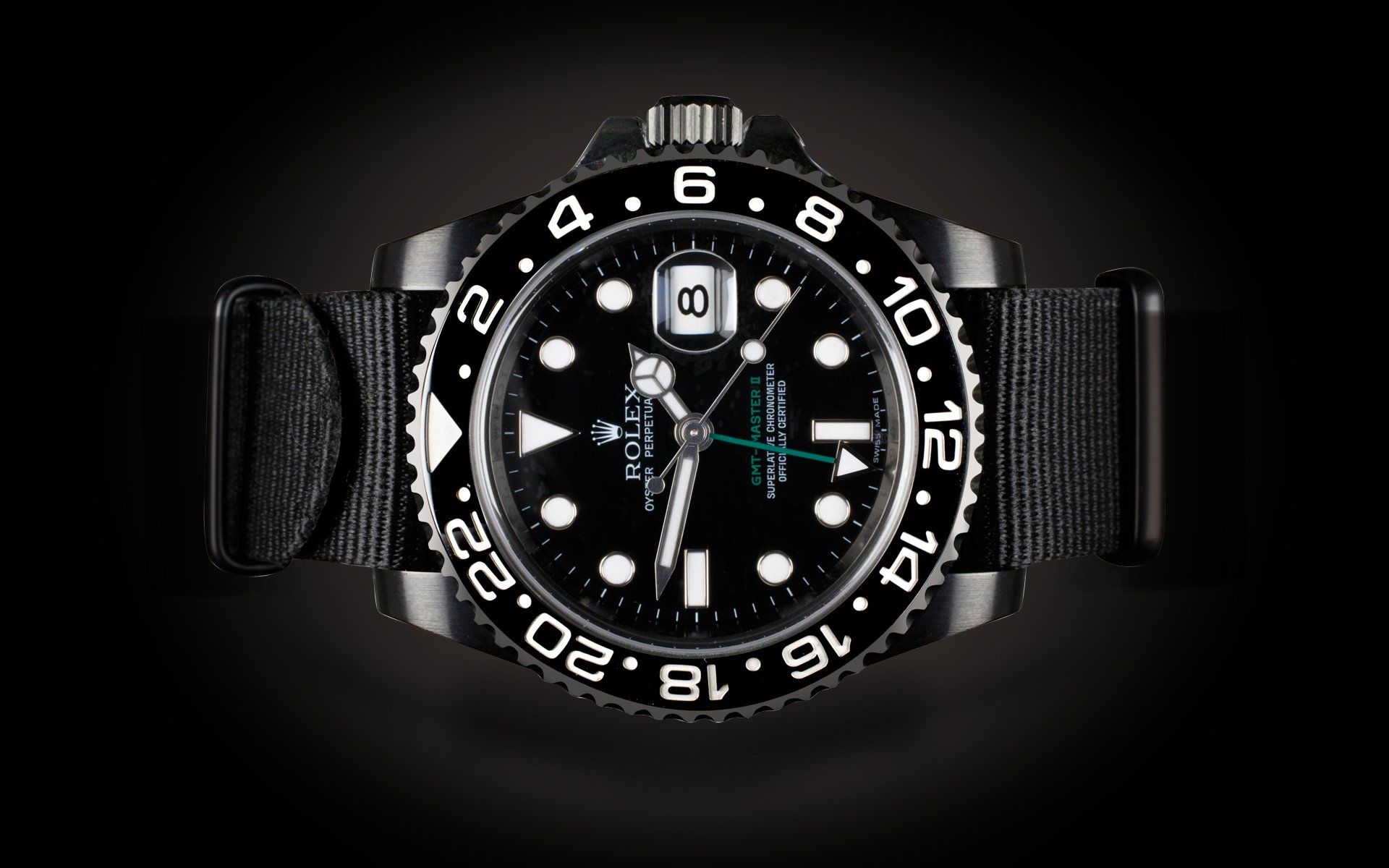 Orologio Rolex GMT-Master nero, 1920x1200 Full HD+ WUXGA, Laptop