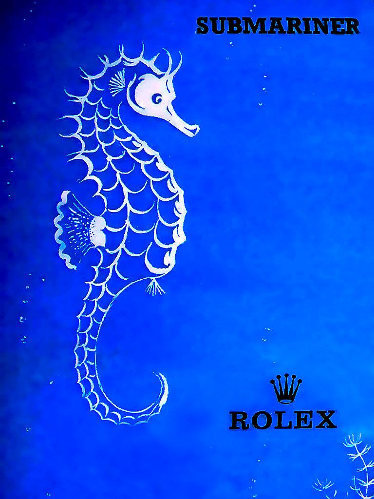 Cavalluccio marino logo Rolex, 768x1024 Verticale, Telefono