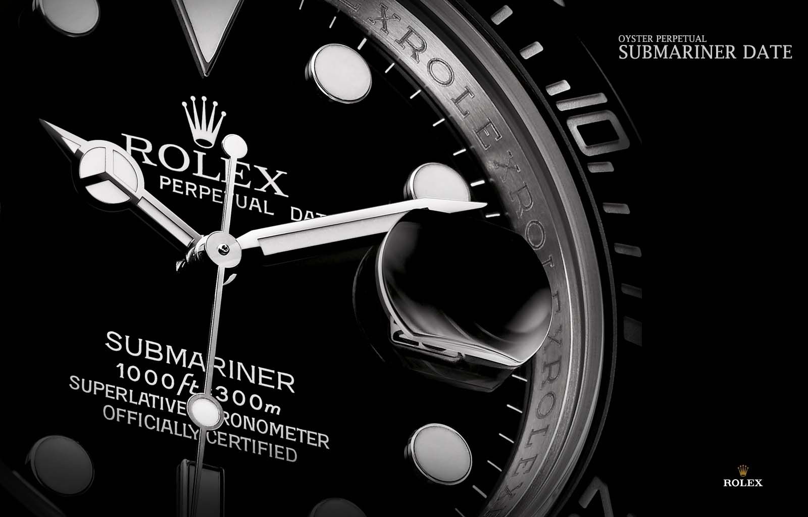 Quadrante orologio Rolex Submariner, 1600x1024 HD, PC