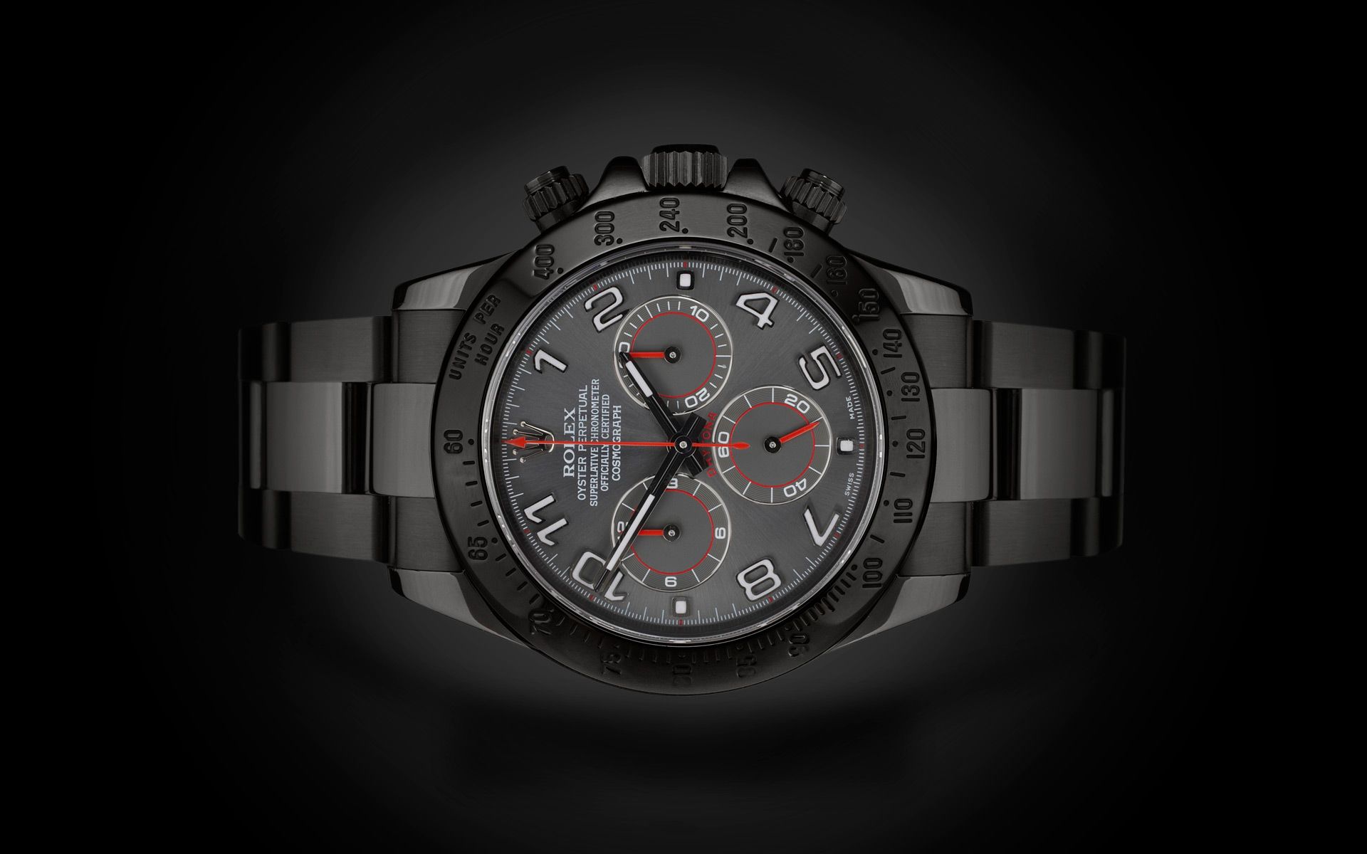 Orologio Rolex nero opaco, 1920x1200 Full HD+, Desktop