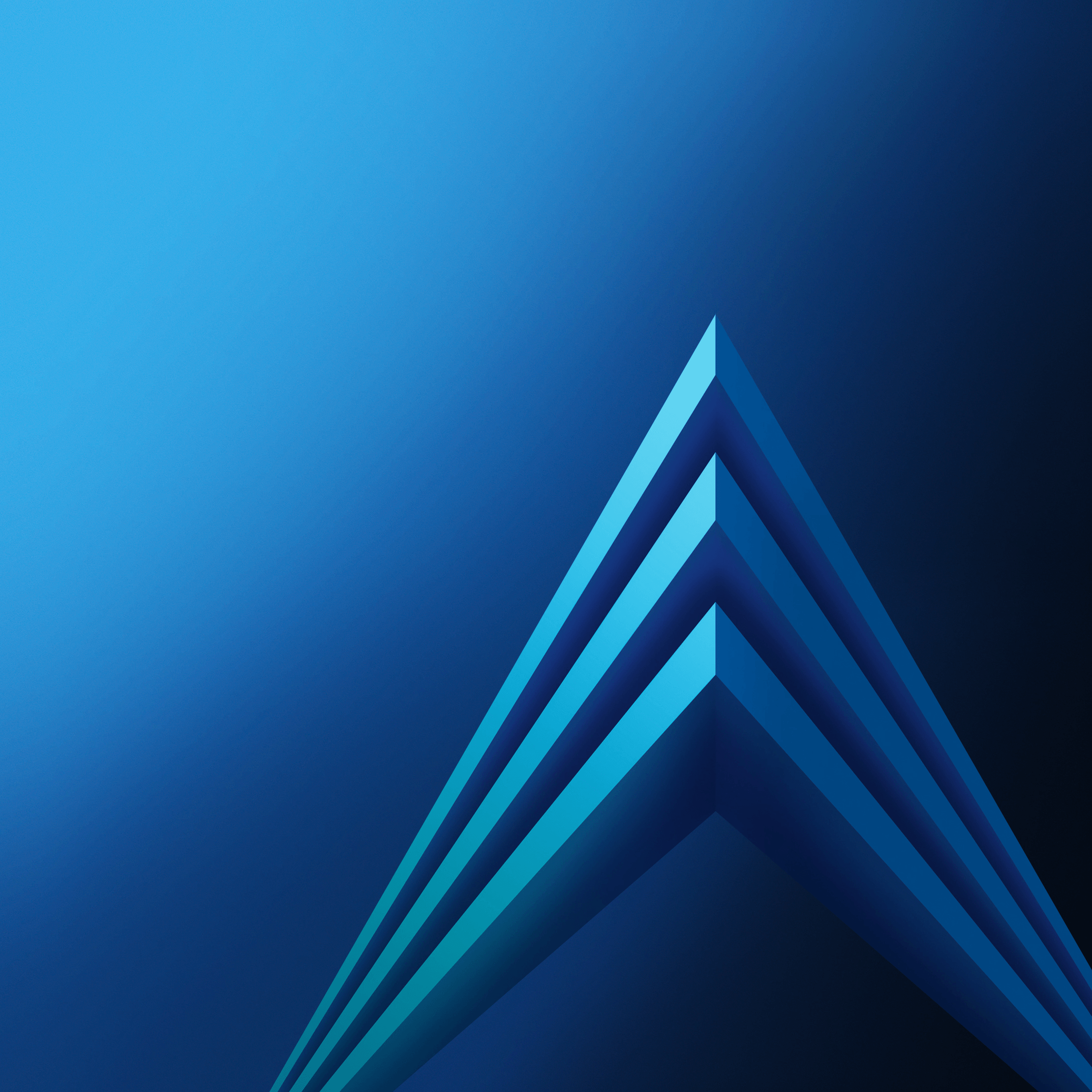 Sfondo blu astratto geometrico, 1242x2208 Verticale, Galaxy Ultra
