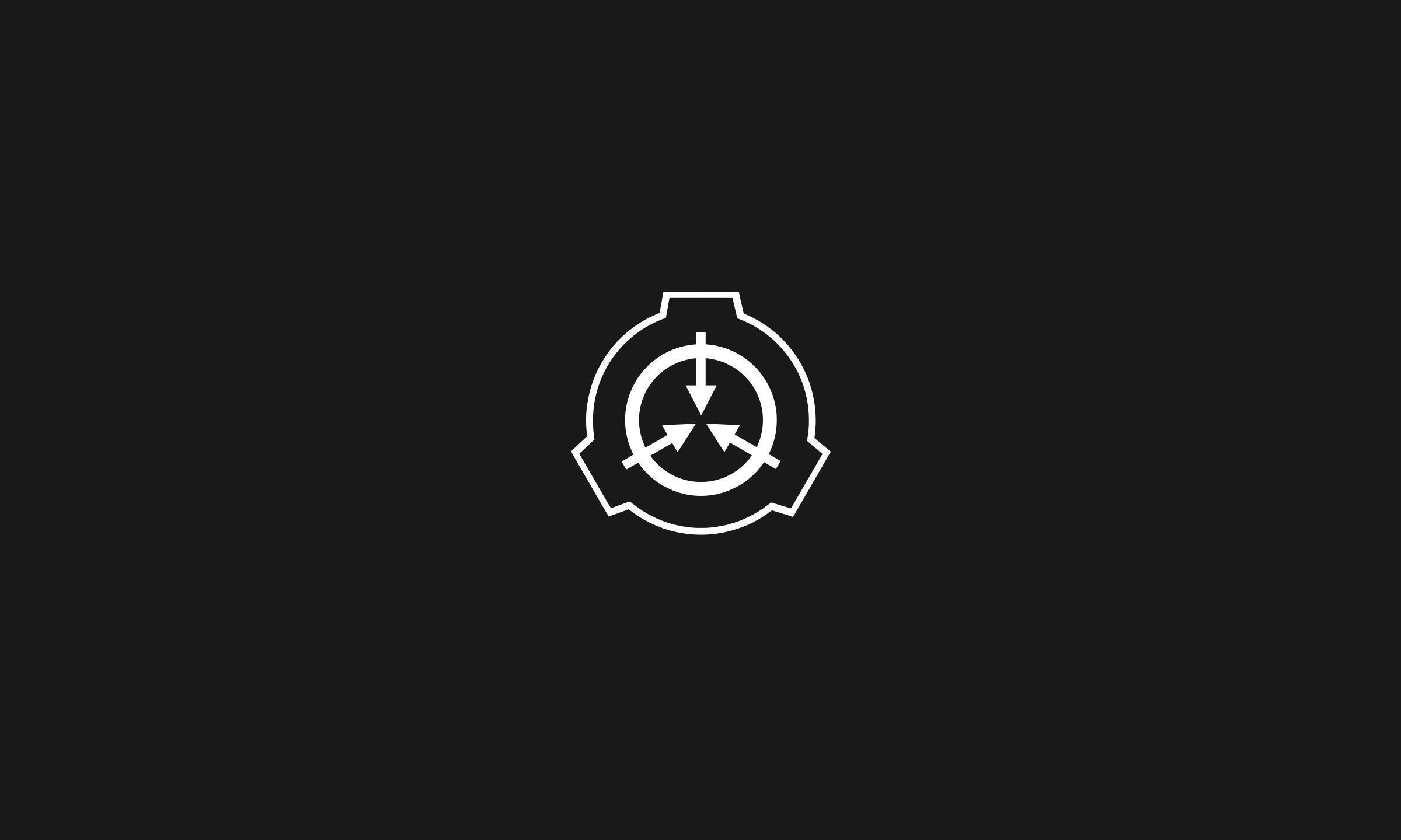 Logo SCP Foundation bianco, Secure Contain Protect, 2400x1440 2K, Laptop