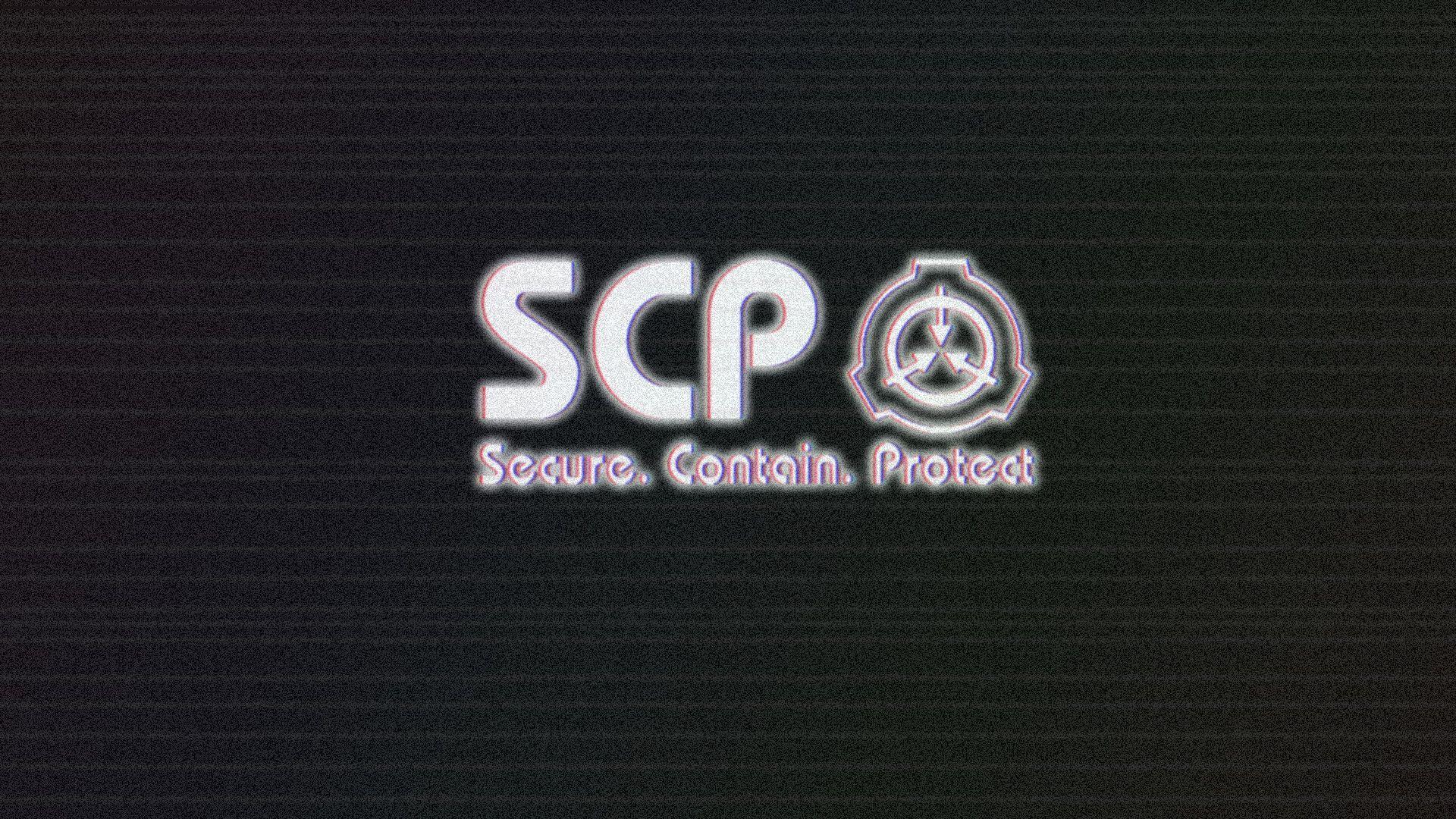 Logo SCP Foundation glitch, 1920x1080 Full HD 1080p, Laptop