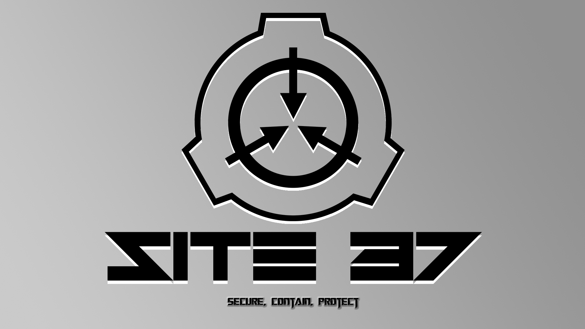 Logo SCP Foundation Site 37, 1920x1080 1080p, PC Desktop