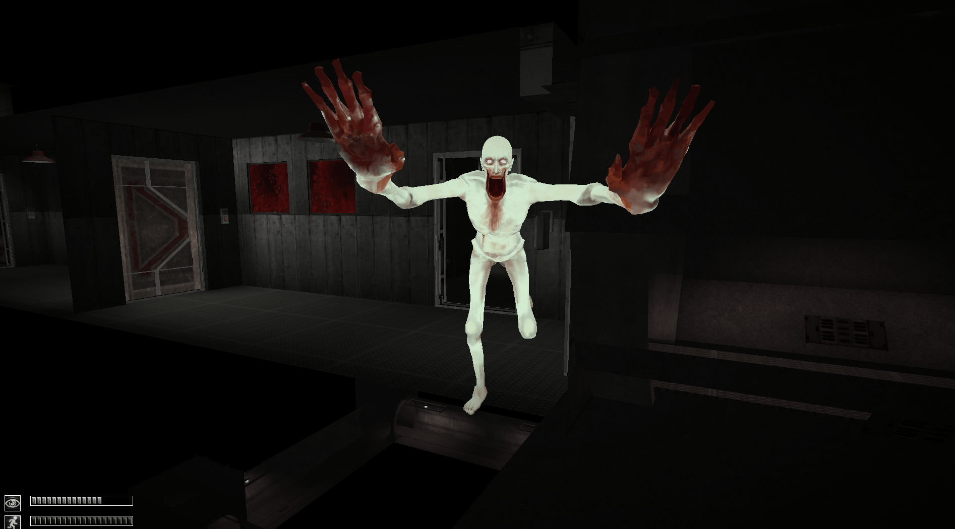 SCP-096 corridoio buio, 1894x1050 HD Ready, Desktop