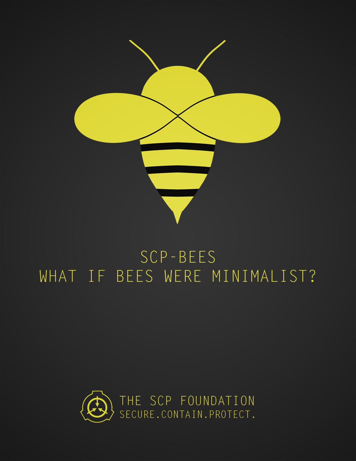 Logo SCP-Bees ape minimalista, 1248x1615 Full HD Verticale, Smartphone
