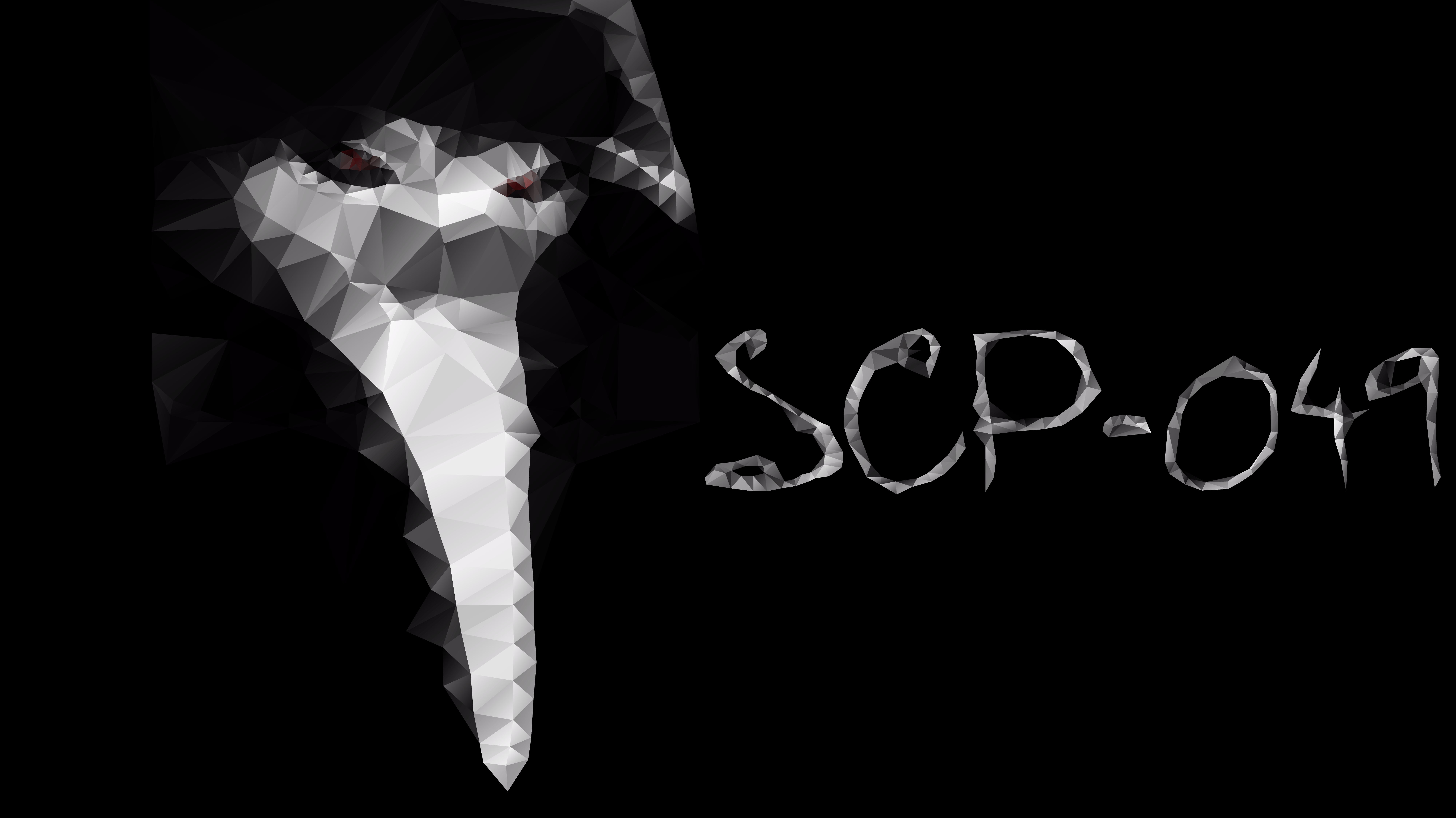 Logo SCP-049 maschera peste, 8000x4492 UHD, PC 4K