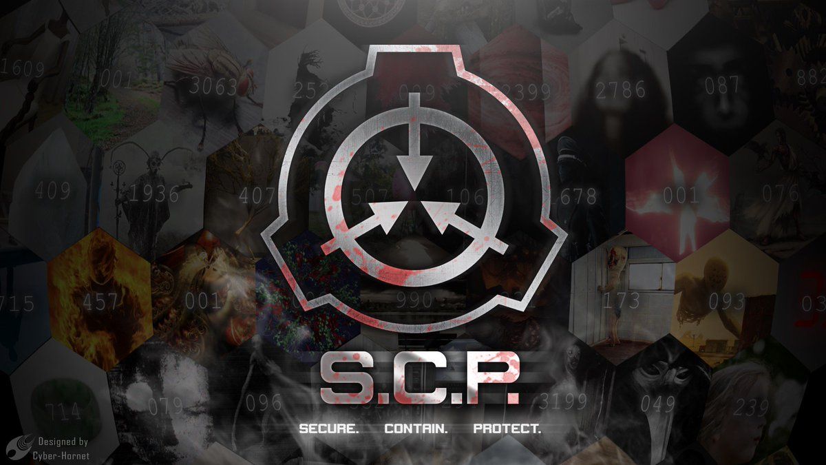 Logo SCP Foundation grigio scuro, 1200x675 HD, Laptop