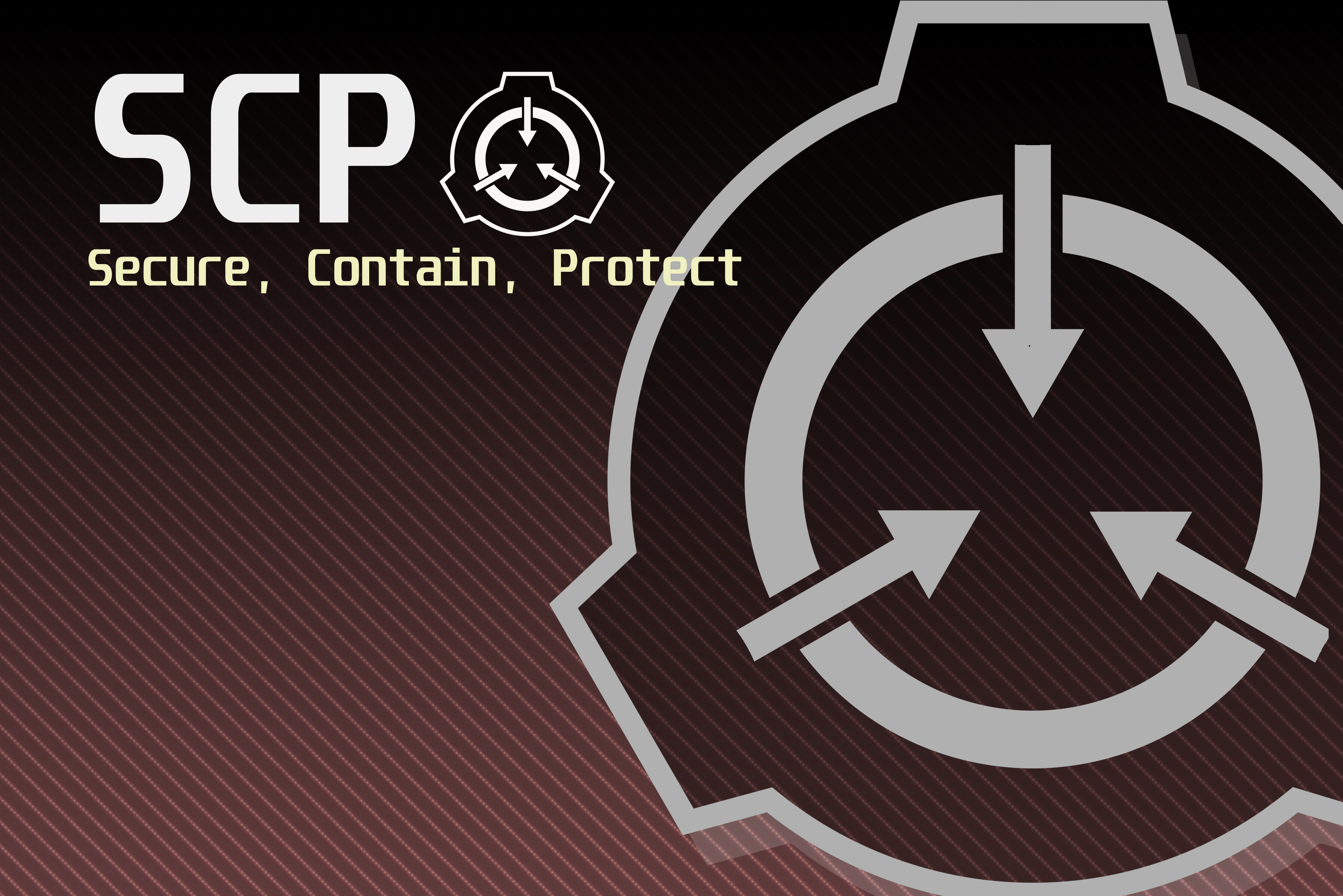 Logo SCP Foundation nero, 4496x3000 4K, Smart TV 4K