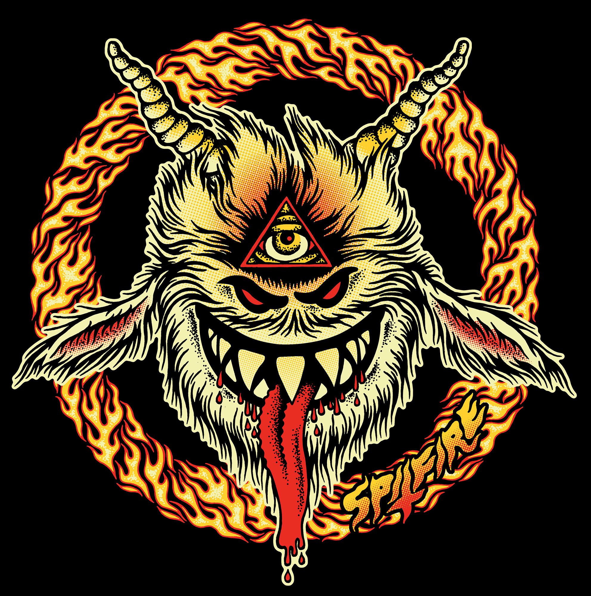 Logo Spitfire teschio zombie verde, ruote skateboard, 1650x1920 Verticale, Mobile