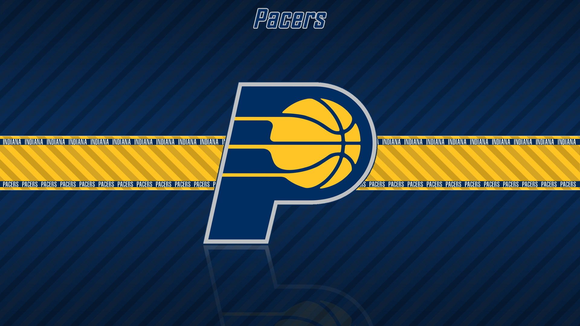 Logo Indiana Pacers NBA, basket americano, 1920x1080 Full HD, Desktop